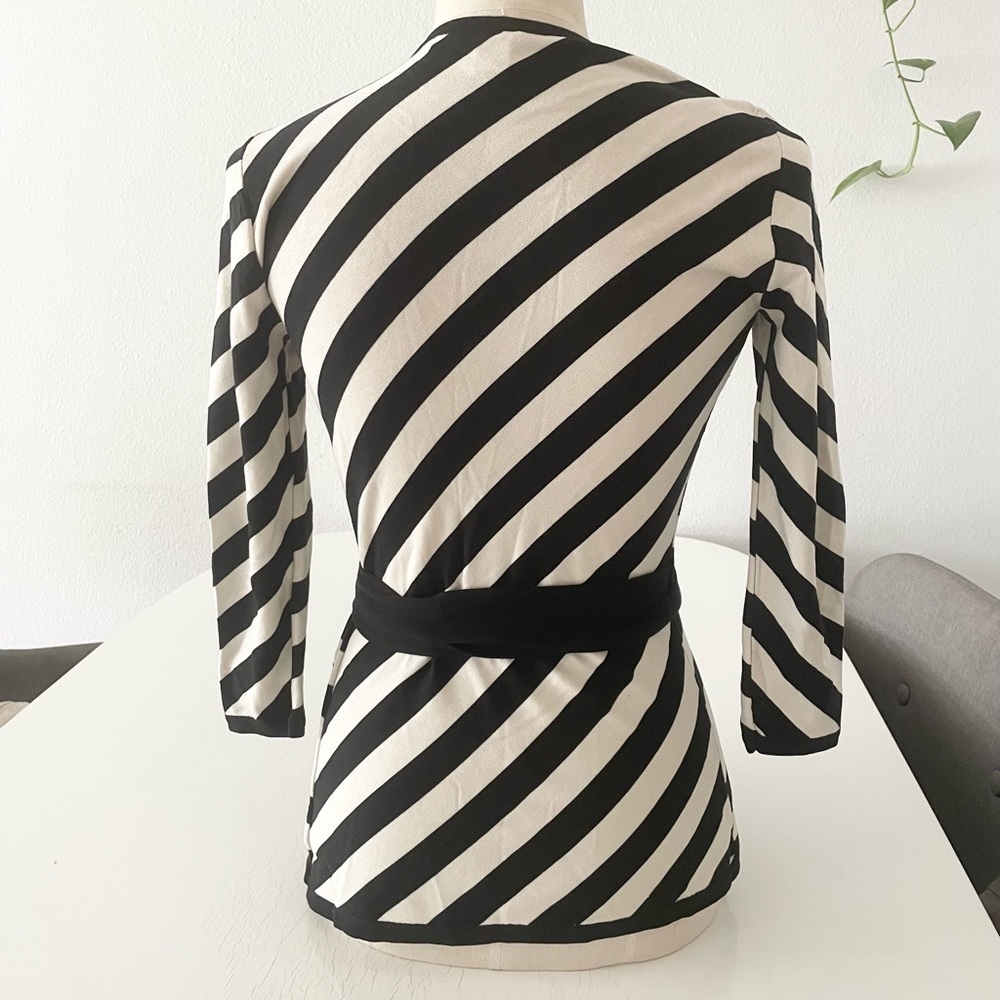 Diane Von Furstenberg Ballerina Two Stripe Wrap BALLERINA WRAP - Picture 11 of 11